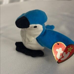 Ty Blue and White Plush Toy